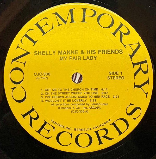Shelly Manne & His Friends - Modern Jazz Performances Of Songs From My Fair Lady (Vinyl, LP, Album, Stereo, Reissue) Very Good Plus (VG+) / Very Good Plus (VG+)