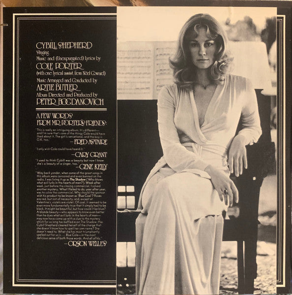 Cybill Shepherd - Cybill Does It... ...To Cole Porter (Vinyl, LP, Album) Very Good (VG) / Good Plus (G+)
