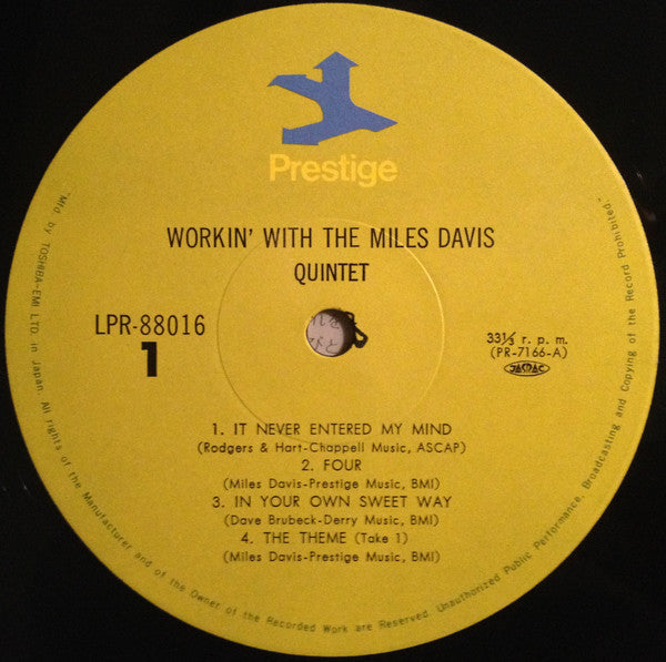 The Miles Davis Quintet - Workin' With The Miles Davis Quintet (Vin...