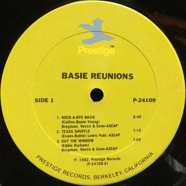 Buck Clayton - Basie Reunions (Vinyl, Vinyl, All Media, LP, Album, Reissue, LP, Album, Reissue, Compilation, Remastered) Very Good Plus (VG+) / Very Good (VG)