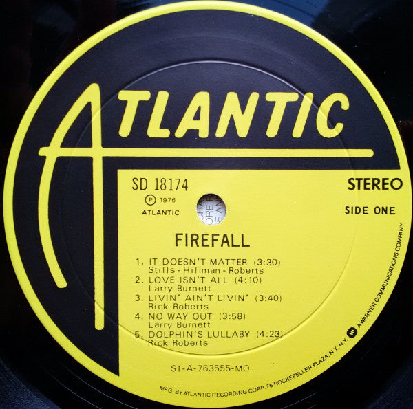 Firefall - Firefall (Vinyl, LP, Album, Stereo) Very Good Plus (VG+) / Good Plus (G+)
