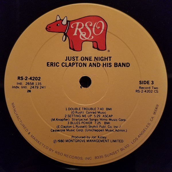 Eric Clapton - Just One Night (2xVinyl, LP, Album) Very Good (VG) / Very Good (VG)