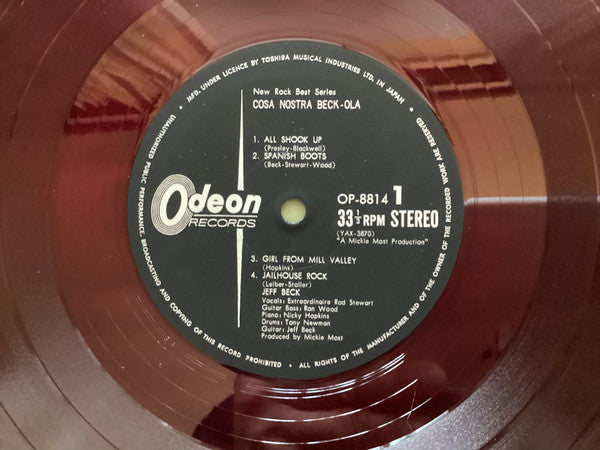 Jeff Beck Group - Beck-Ola (Vinyl, LP, Album, Stereo) Good Plus (G+) / Good Plus (G+)