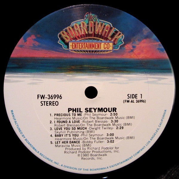 Phil Seymour - Phil Seymour (Vinyl, LP, Album, Stereo) Very Good (VG) / Very Good Plus (VG+)
