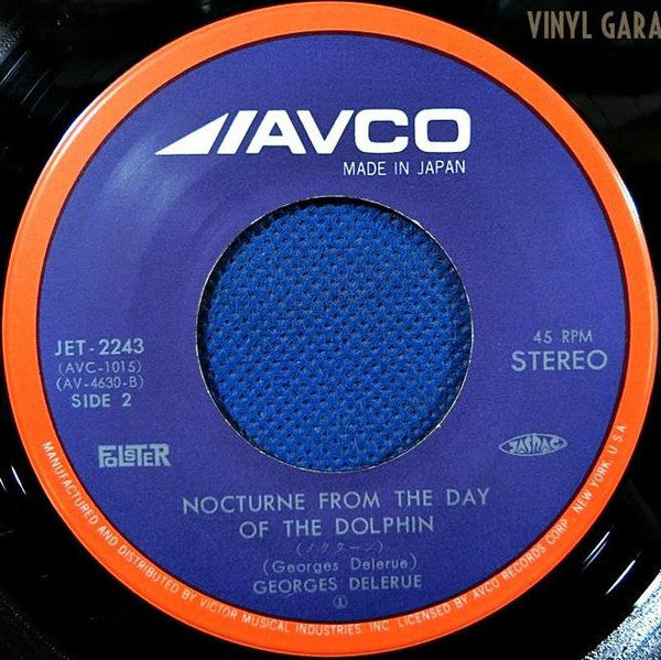 Georges Delerue - The Day Of The Dolphin (Vinyl, 7", 45 RPM, Single) Very Good (VG) / Very Good Plus (VG+)