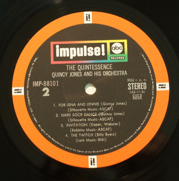 Quincy Jones And His Orchestra - The Quintessence (Vinyl, LP, Album...