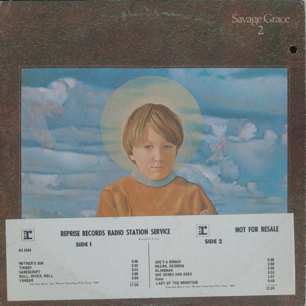 Savage Grace (2) - 2 (Vinyl, LP, Album, Promo) Good Plus (G+) / Good (G)