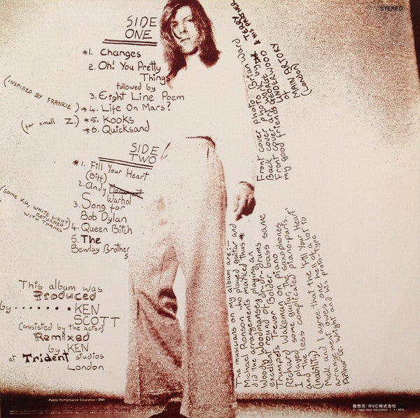David Bowie - Hunky Dory = ハンキー・ドリー (Vinyl, LP, Album, Reissue, Ste...