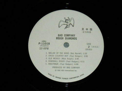 Bad Company (3) - Rough Diamonds (Vinyl, LP, Album, Promo) Very Good Plus (VG+) / Very Good Plus (VG+)