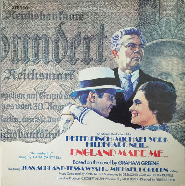 John Scott - England Made Me (The Original Soundtrack) (Vinyl, LP, Stereo) Very Good Plus (VG+) / Very Good Plus (VG+)
