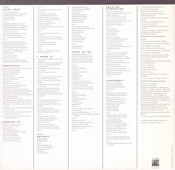 Madonna - Madonna (Vinyl, LP, Album, Misprint, Reissue, Stereo)