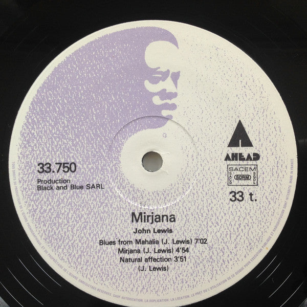 John Lewis (2) - Mirjana (Vinyl, LP, Album) Good Plus (G+) / Good Plus (G+)