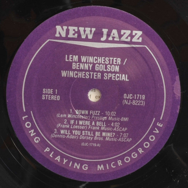 Lem Winchester - Winchester Special (Vinyl, LP, Album, Stereo, Reissue, Remastered, Limited Edition) Near Mint (NM or M-) / Near Mint (NM or M-)