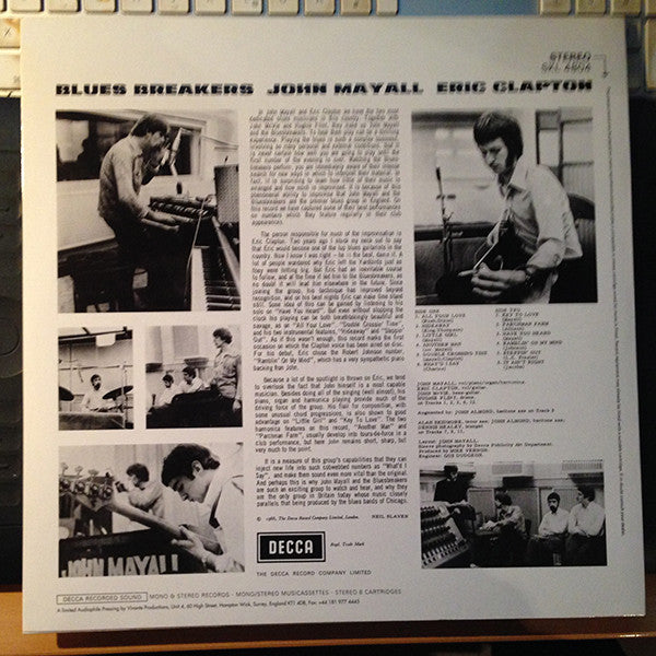 John Mayall - Blues Breakers (Vinyl, LP, Album, Limited Edition, Reissue) Very Good Plus (VG+) / Very Good Plus (VG+)