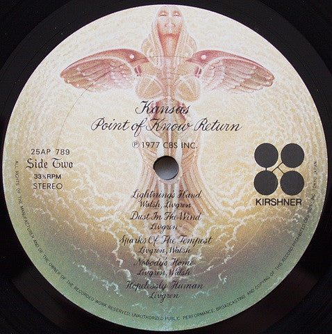 Kansas (2) - Point Of Know Return (Vinyl, LP, Album, Stereo)