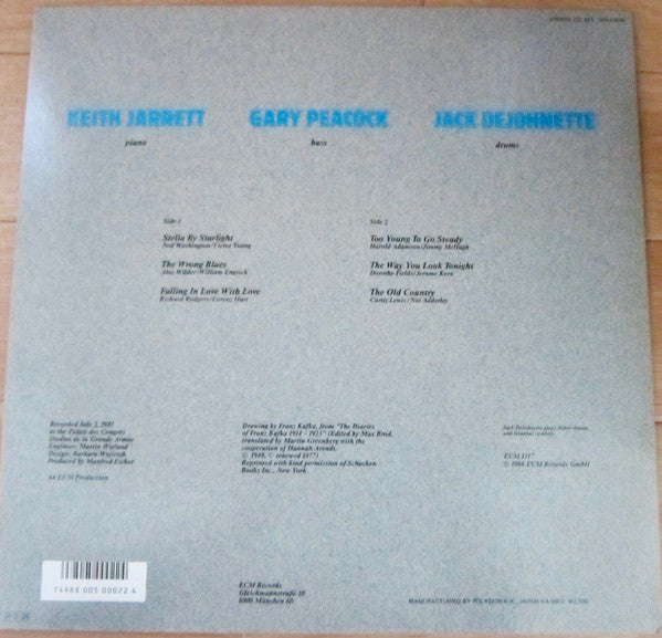 Keith Jarrett Trio - Standards Live (Vinyl, LP, Album) Very Good Plus (VG+) / Very Good Plus (VG+)