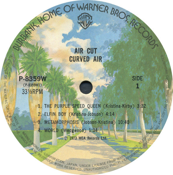 Curved Air - Air Cut (Vinyl, LP, Album) Very Good Plus (VG+) / Very Good Plus (VG+)