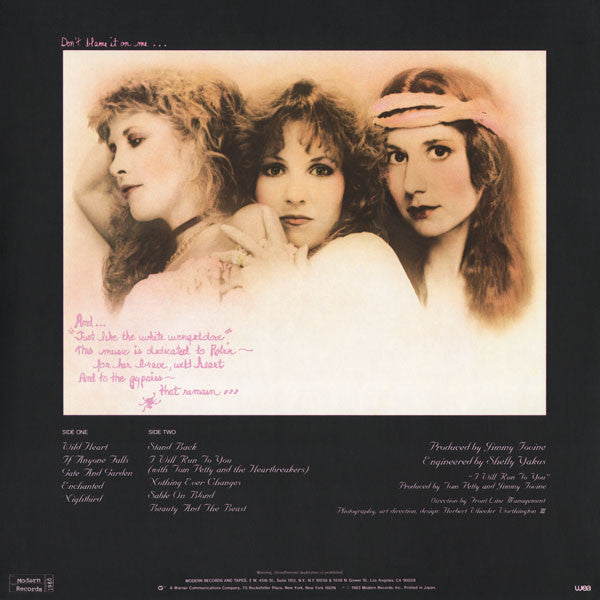Stevie Nicks - The Wild Heart (Vinyl, LP, Album, Stereo) Near Mint (NM or M-) / Very Good (VG)