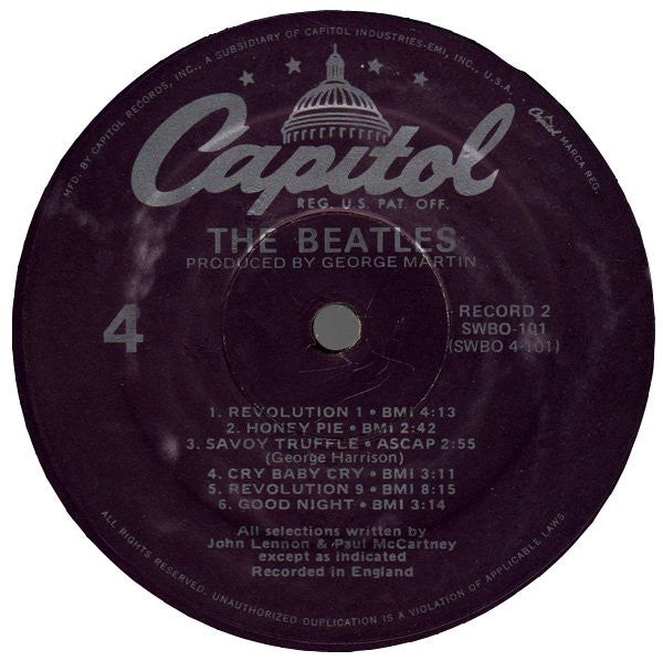The Beatles - The Beatles (2xVinyl, LP, Album, Reissue, Stereo) Near Mint (NM or M-) / Very Good (VG)