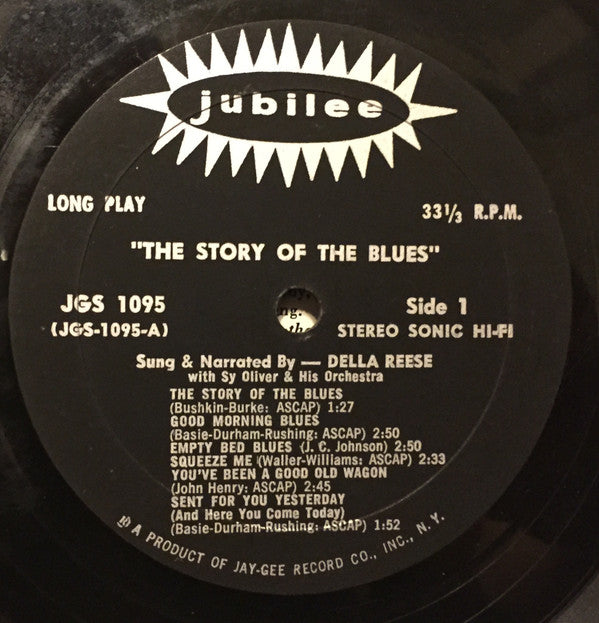 Della Reese - The Story Of The Blues (Vinyl, LP, Album, Reissue, Stereo) Very Good (VG) / Good Plus (G+)
