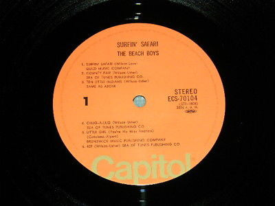 The Beach Boys - Surfin' Safari (Vinyl, LP, Album, Reissue) Very Good (VG) / Very Good (VG)
