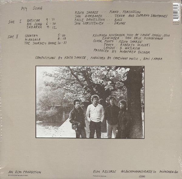 Keith Jarrett - My Song (Vinyl, LP, Album, Reissue) Very Good Plus (VG+) / Very Good (VG)