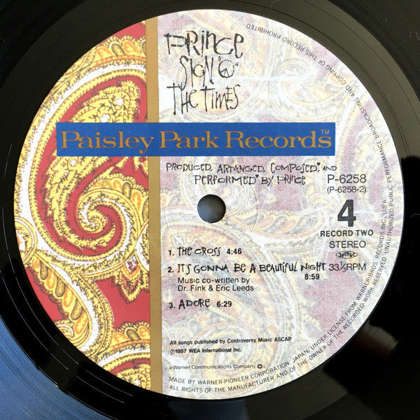 Prince - Sign "O" The Times (Vinyl, LP, Album)