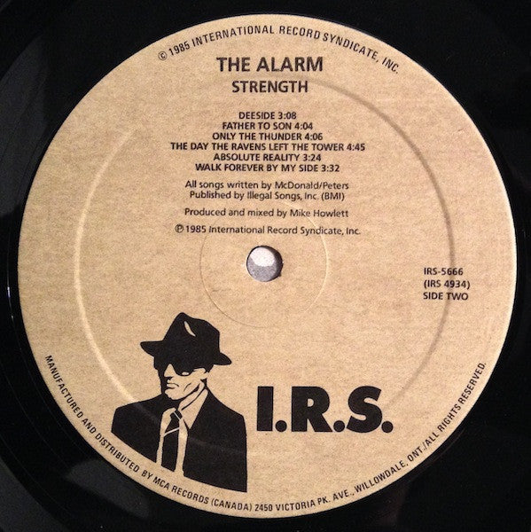 The Alarm - Strength (Vinyl, LP, Album) Very Good Plus (VG+) / Very Good (VG)