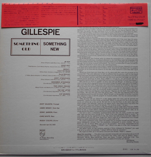 Dizzy Gillespie - Something Old, Something New (Vinyl, LP, Album, R...