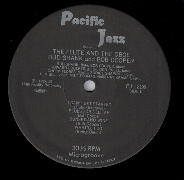 Bud Shank - Flute 'N Oboe (Vinyl, LP, Album, Reissue, Mono) Very Good Plus (VG+) / Very Good Plus (VG+)
