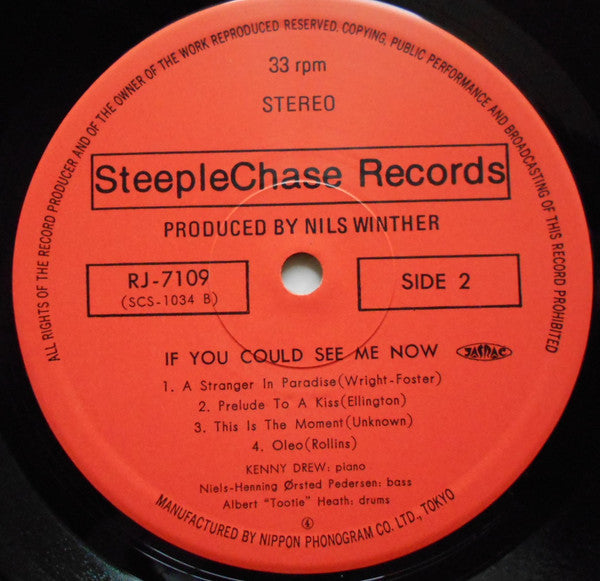 The Kenny Drew Trio - If You Could See Me Now (Vinyl, LP, Album, Re...