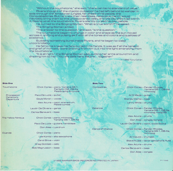Chick Corea - Touchstone (Vinyl, LP, Album)