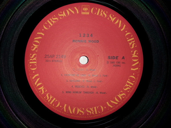 Ron Wood - 1234 (Vinyl, LP, Album) Very Good Plus (VG+) / Very Good Plus (VG+)