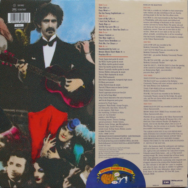Frank Zappa - Tinseltown Rebellion (2xVinyl, LP, Album, Remastered) Very Good Plus (VG+) / Very Good Plus (VG+)