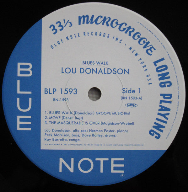 Lou Donaldson - Blues Walk (Vinyl, LP, Album, Mono, Reissue, Limite...
