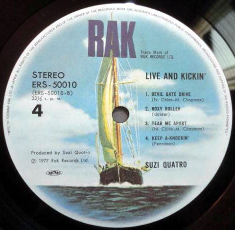 Suzi Quatro - Live And Kickin' (Vinyl, LP, Album)