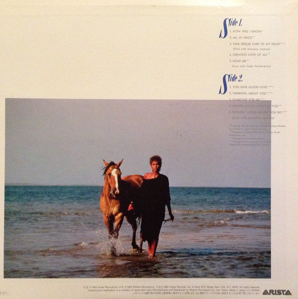 Whitney Houston - Whitney Houston = A Gentle Breeze (Vinyl, LP, Album, Repress) Very Good Plus (VG+) / Very Good (VG)