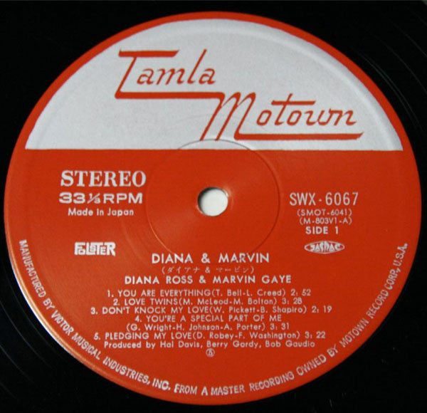 Diana Ross - Diana & Marvin (Vinyl, LP, Album)