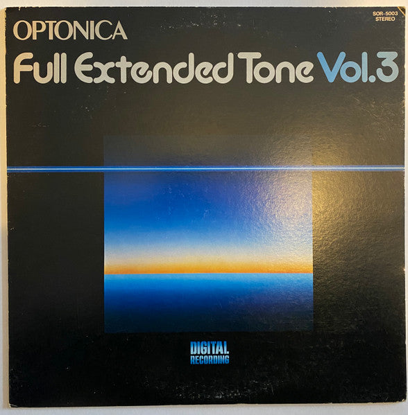 Yuri Tashiro Piano Trio - Optonica -  Full Extended Tone Vol. 3 (Vinyl, LP, Album, Promo, Stereo) Very Good Plus (VG+) / Very Good Plus (VG+)