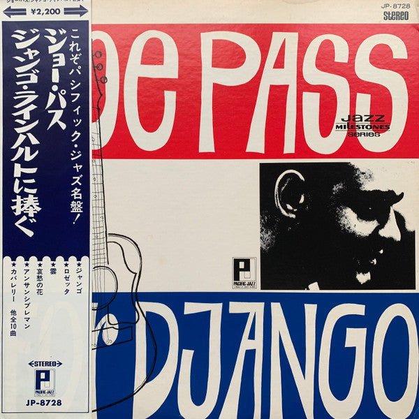 Joe Pass - For Django (Vinyl, LP, Album, Reissue, Stereo) Very Good (VG) / Very Good Plus (VG+)