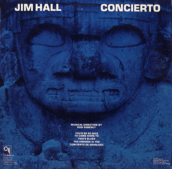 Jim Hall - Concierto (Vinyl, LP, Album, Stereo) Very Good (VG) / Good Plus (G+)