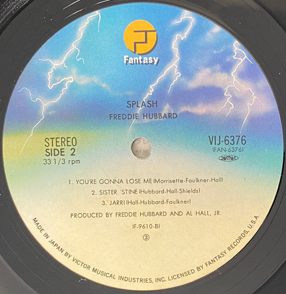 Freddie Hubbard - Splash (Vinyl, LP, Album) Very Good (VG) / Good Plus (G+)