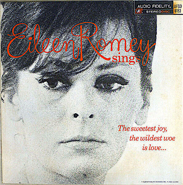 Eileen Romey - Sings - The Sweetest Joy, The Wildest Woe Is Love... (Vinyl, LP, Album, Reissue, Stereo) Very Good Plus (VG+) / Very Good (VG)