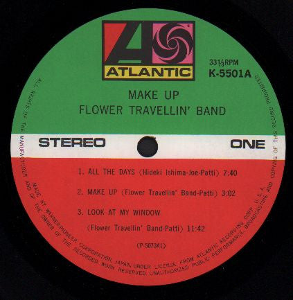 Flower Travellin' Band - Make Up (Vinyl, LP, Album, Reissue)