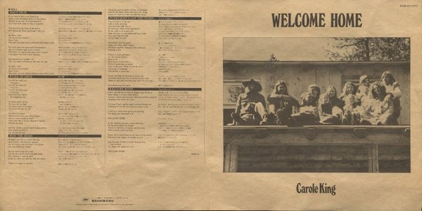 Carole King - Welcome Home (Vinyl, LP, Album) Very Good (VG) / Very Good (VG)
