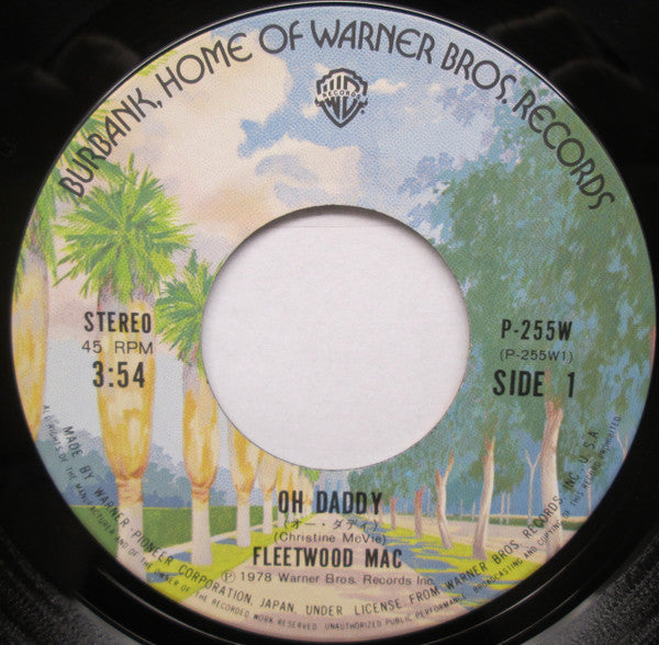 Fleetwood Mac - Oh Daddy (Vinyl, 7", 45 RPM, Single) Very Good Plus (VG+) / Poor (P)