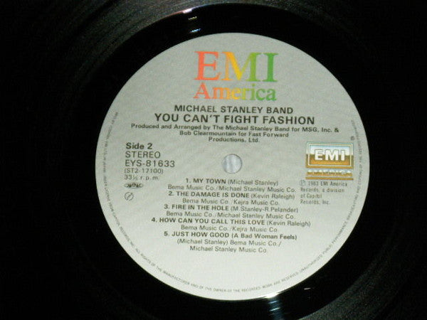 Michael Stanley Band - You Can't Fight Fashion (Vinyl, LP, Album) Near Mint (NM or M-) / Very Good (VG)