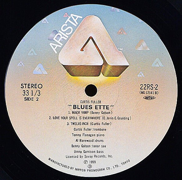 Curtis Fuller - Blues-ette (Vinyl, LP, Album, Reissue)
