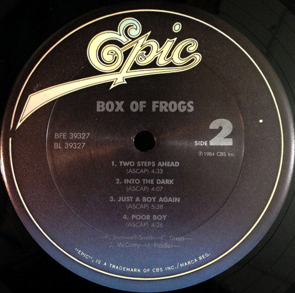 Box Of Frogs - Box Of Frogs (Vinyl, LP, Album, Stereo) Very Good Plus (VG+) / Very Good (VG)