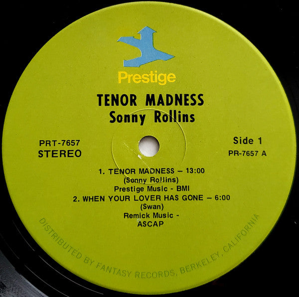 Sonny Rollins - Tenor Madness (Vinyl, LP, Album, Reissue, Stereo) Very Good Plus (VG+) / Very Good (VG)